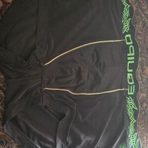 Black Boxer Briefs with Green Accents